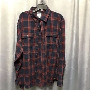 Plaid button down